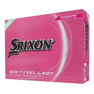 Srixon Soft Feel Lady Damen Golfbälle, rosa