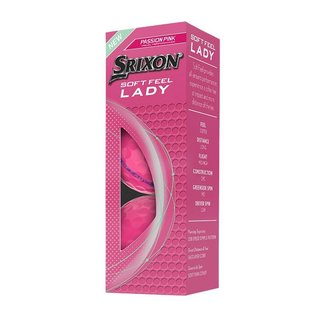 Srixon Soft Feel Lady Damen Golfbälle, rosa