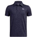 Under Armour Playoff Printed Junior Poloshirt, blau