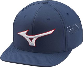 Mizuno Tour Flat Snapback Herren Cap, dunkelblau