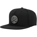 Mizuno Crossed Clubs Snapback Golfcap, schwarz