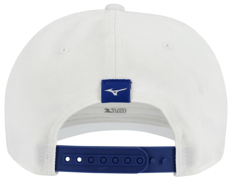 Mizuno Patch Snapback Herren Cap, weiss