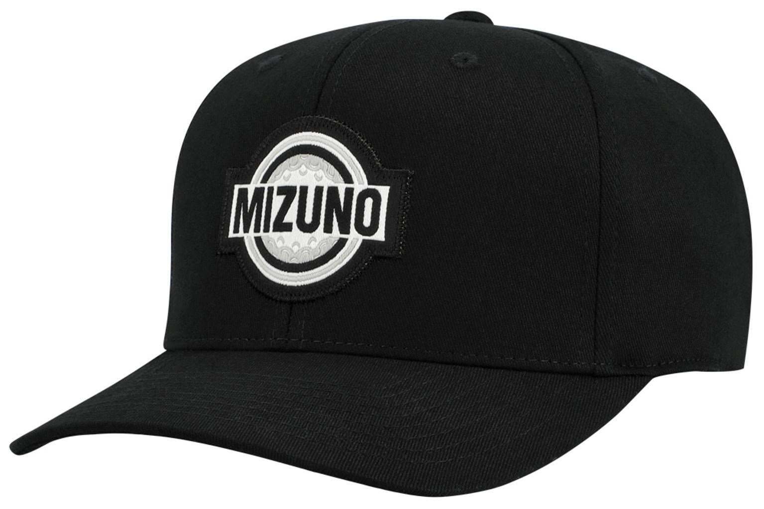 Mizuno Patch Snapback Herren Cap, schwarz