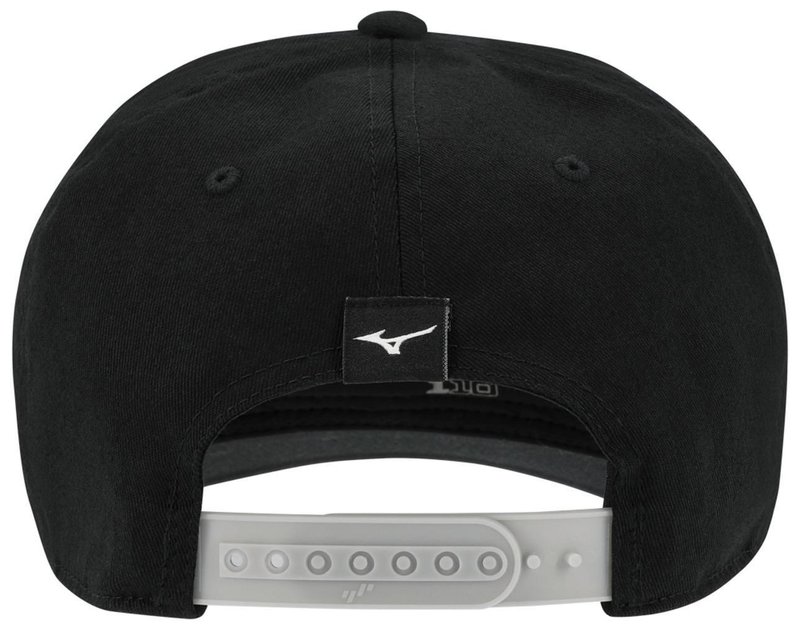 Mizuno Patch Snapback Herren Cap, schwarz
