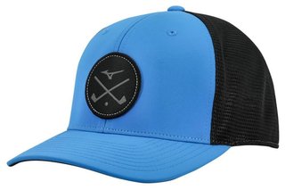 Mizuno Crossed Clubs Meshback Herren Cap, blau/schwarz