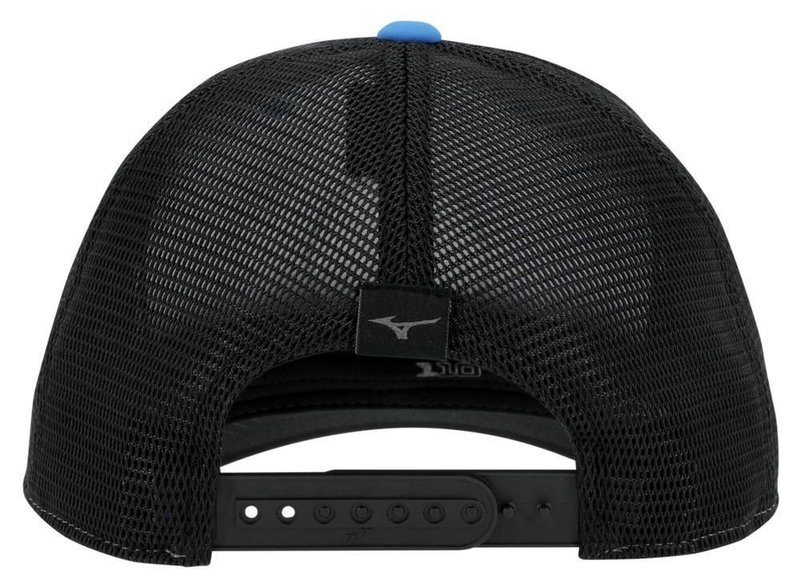 Mizuno Crossed Clubs Meshback Herren Cap, blau/schwarz