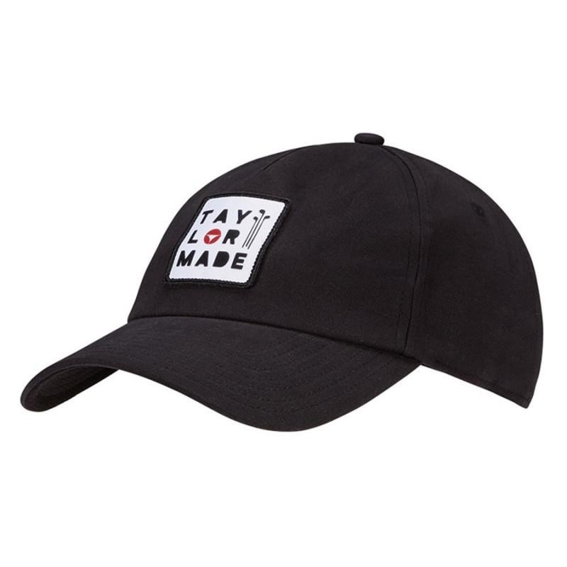 TaylorMade 5 Panel Cap, schwarz