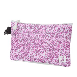 FootJoy Valuables Pouch, white/berry animal