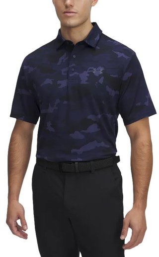 Under Armour Playoff 3.0 Printed Herren Poloshirt, blau