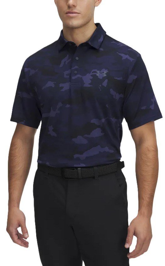 Under Armour Playoff 3.0 Printed Herren Poloshirt, blau