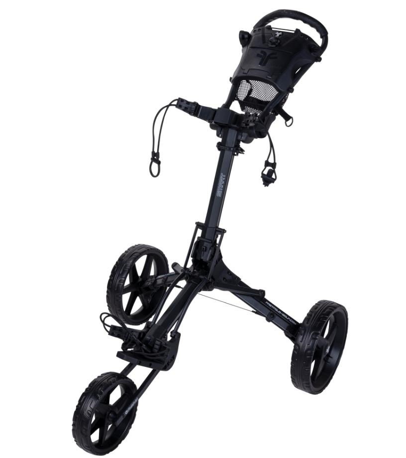 Fastfold SMART Manuell Golftrolley, schwarz