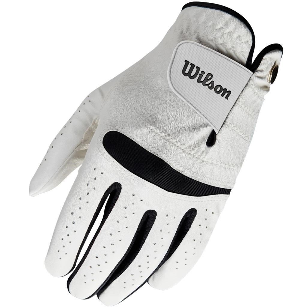 Wilson Feel Plus Herren Golfhandschuh, Weiß