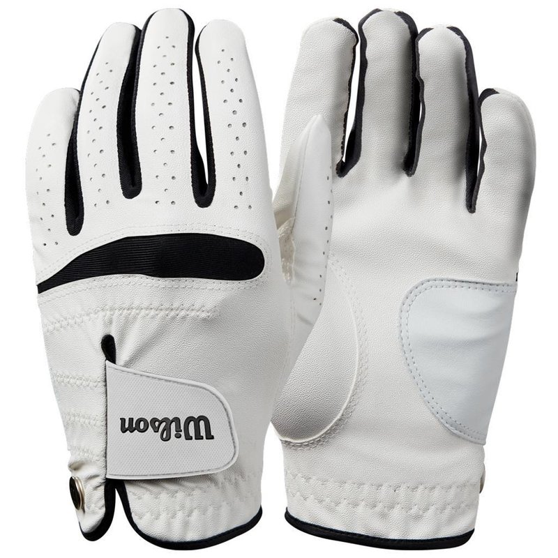 Wilson Feel Plus Herren Golfhandschuh, Weiß