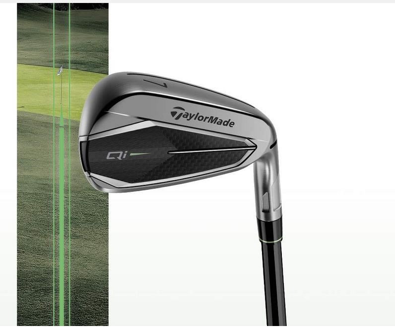 TaylorMade Qi Gunmetal Edition Herren Eisen, Graphit