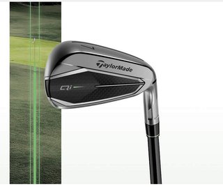 TaylorMade Qi Gunmetal Edition Herren Eisen, Graphit