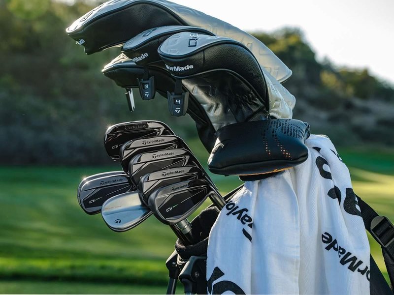 TaylorMade Qi Gunmetal Edition Herren Eisen, Graphit