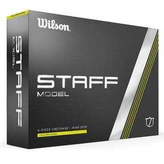 Wilson Staff Model Golfbälle, gelb