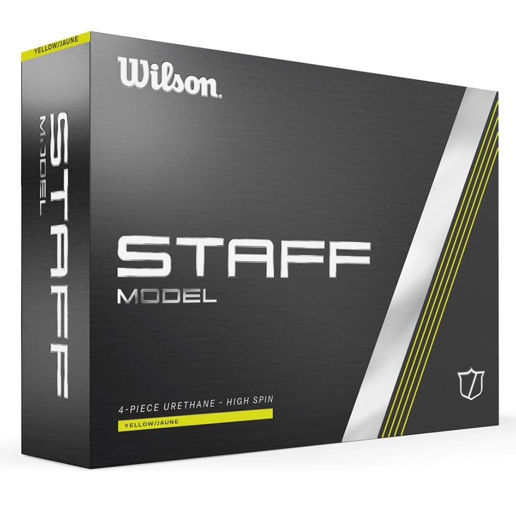Wilson Staff Model Golfbälle, gelb