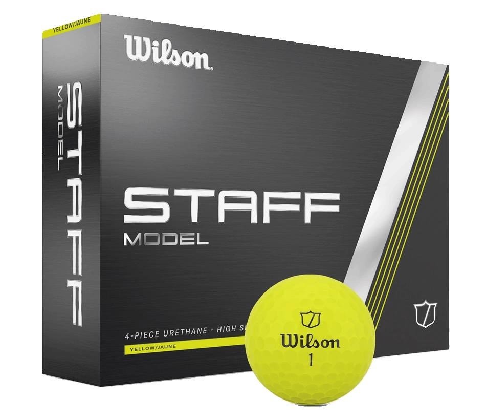 Wilson Staff Model Golfbälle, gelb
