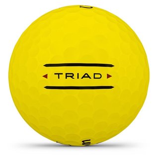 Wilson Triad Golfbälle, gelb