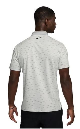 Nike Dri-Fit Tour Micro Print Herren Poloshirt, photon dust