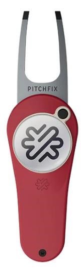 Pitchfix Original Pitchgabel mit Ballmarker, rot