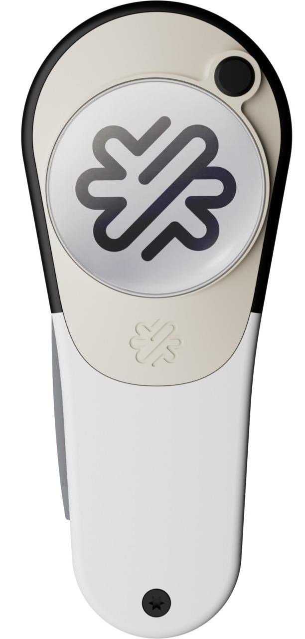 Pitchfix Icon Pitchgabel mit Ballmarker, Weiss