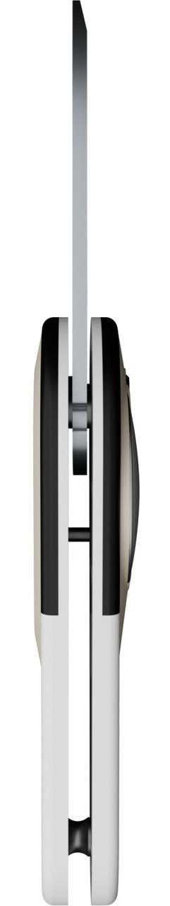 Pitchfix Icon Pitchgabel mit Ballmarker, Weiss