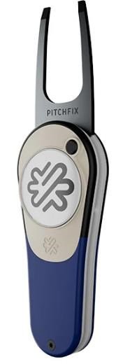 Pitchfix Icon Pitchgabel mit Ballmarker, Dunkelblau