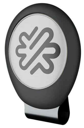 Pitchfix Gun Metal Golf Magnetic Cap Clip mit Ballmarker