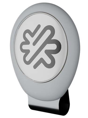 Pitchfix Weiss Golf Magnetic Cap Clip mit Ballmarker