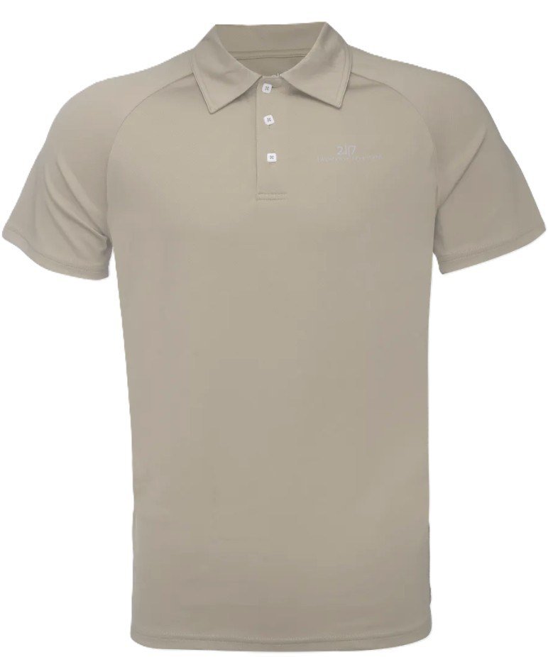 2117 of Sweeden FRÖSEKE mens polo, beige