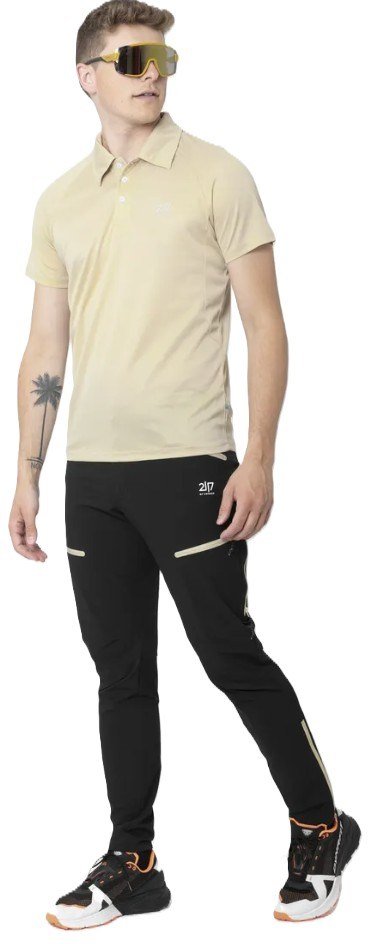 2117 of Sweeden FRÖSEKE mens polo, beige