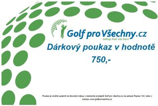 Dárkový poukaz v hodnotě 750,-