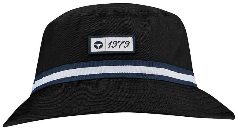 TaylorMade Vintage Twill Bucket Hat, schwarz