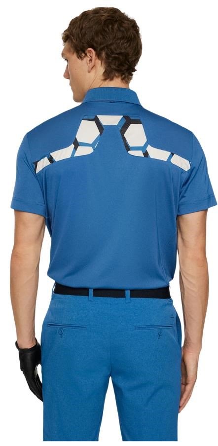 J.Lindeberg KV Tour Golf Herren Poloshirt, blau