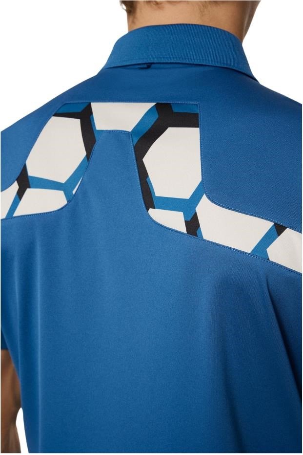 J.Lindeberg KV Tour Golf Herren Poloshirt, blau