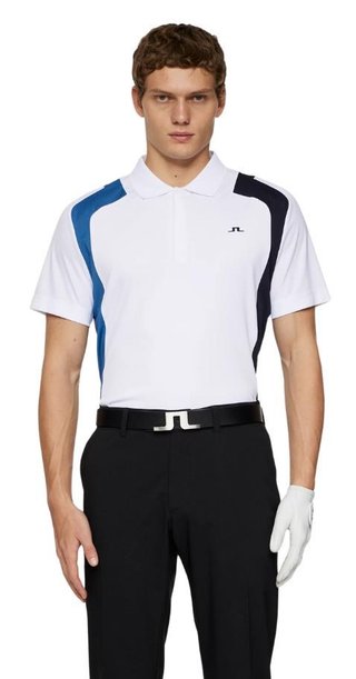 J.Lindeberg Legacy Herren Poloshirt, weiss