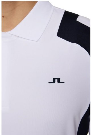 J.Lindeberg Legacy Herren Poloshirt, weiss