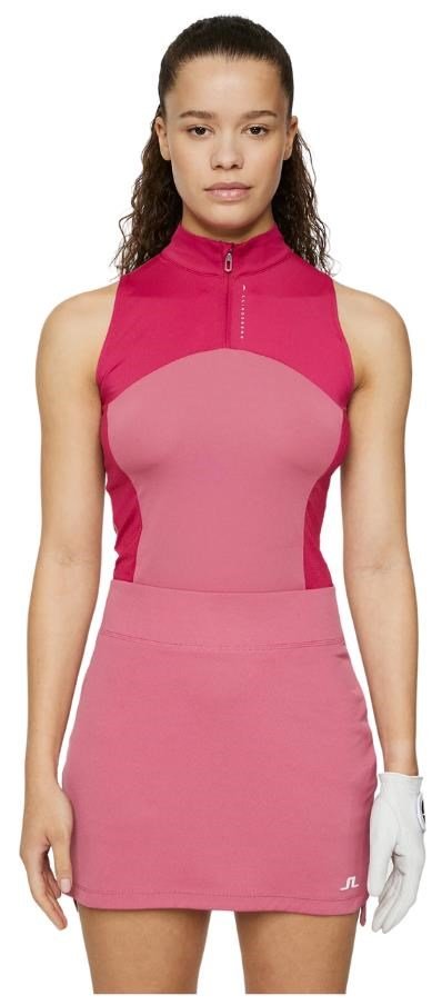 J.Lindeberg Tiana Sleeveless Damen Poloshirt, rose wine