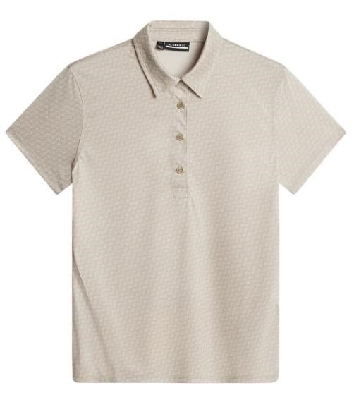 J.Lindeberg Caitlyn Damen Polo, shadow bridge khaki