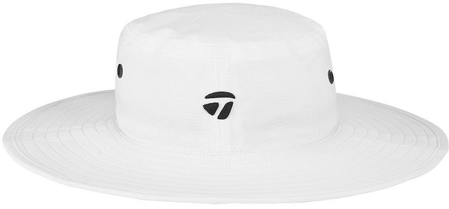 TaylorMade Metal Eyelit Herren Bucket Hut, weiss