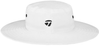 TaylorMade Metal Eyelit Herren Bucket Hut, weiss