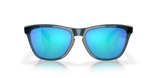 Oakley Frogskins Sonnenbrille, Prizm Sapphire Polarized Lenses/Crystal Black