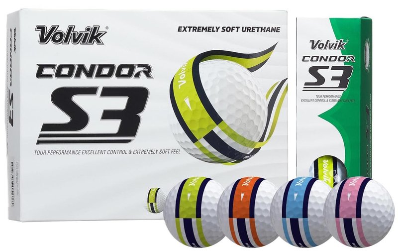 Volvik Condor S3 Golfbälle