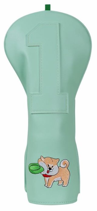 Turquoise Dog Driver headcover