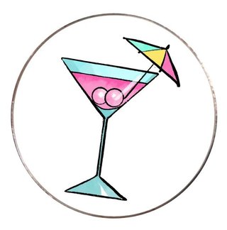 Magnetischer Golfmarker - Drink