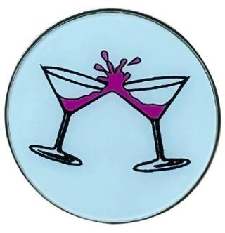 Magnetischer Golfmarker - Brille