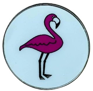 Magnetischer Golfmarker - Flamingo