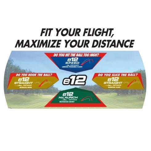 Bridgestone e12 Straight MindSet Golfbälle